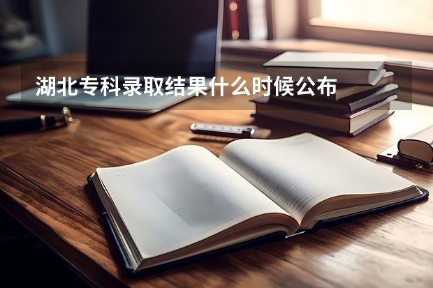 湖北专科录取结果什么时候公布