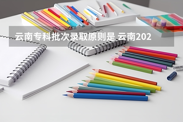 云南专科批次录取原则是 云南2023专科批次录取时间